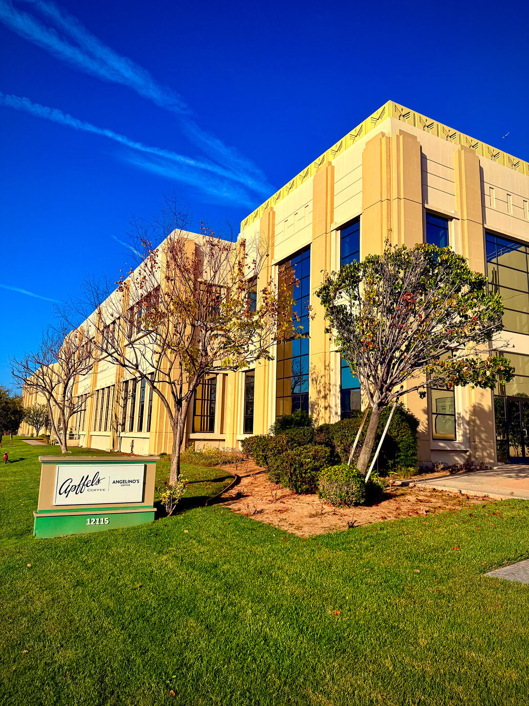 building-exterior.jpgExterior of Tieman's Fusion Coffee commercial facility representing brand credibility and operations